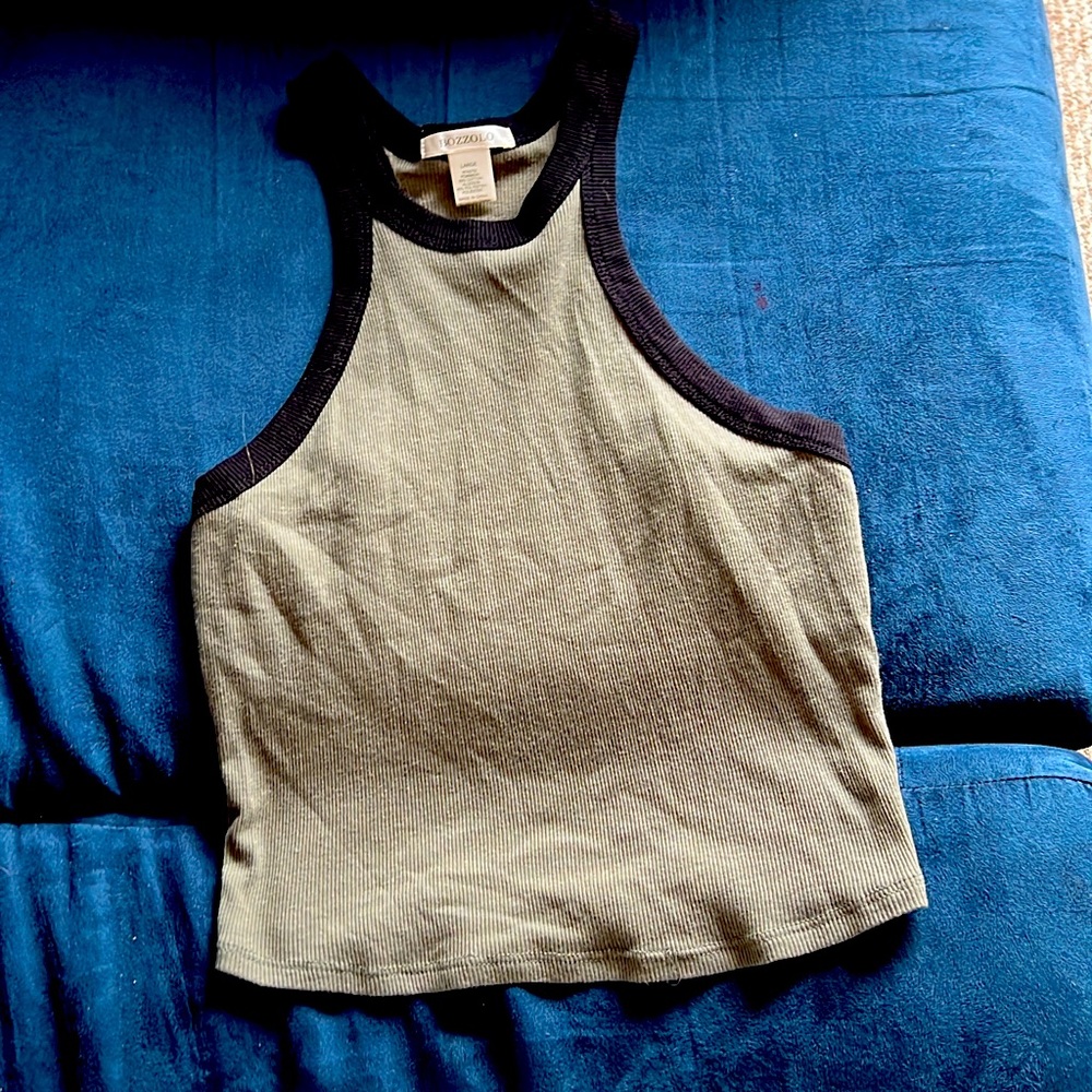 Olive tank top